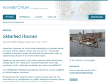 Tablet Screenshot of havne-forum.dk
